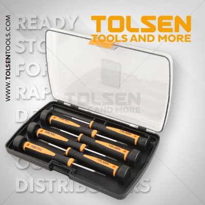Picture of TOLSEN 6 Pcs Precision Screwdriver Set Model: 20030 -Kings Trading