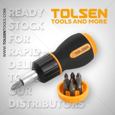 Picture of TOLSEN 7 In 1 Ratchet Driver 20033 - Kings Trading