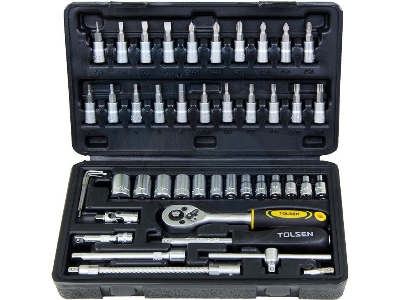 Picture of Tolsen 46 Pcs 1/4" Socket Set 15138
