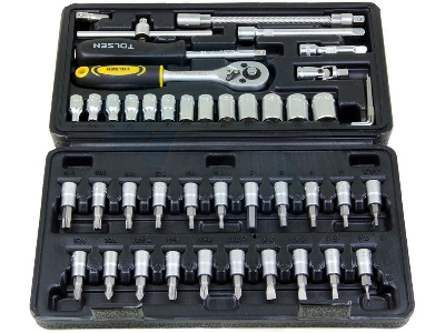 Picture of Tolsen 46 Pcs 1/4" Socket Set 15138