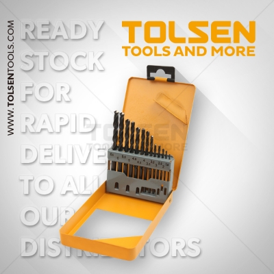 Picture of TOLSEN 13 Pcs HSS Twist Drill Bits Set Model: 75080