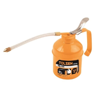 Picture of TOLSEN Oil Can (300ml) Iron Robust pump with Zinc Plated 65223 - Kings Trading