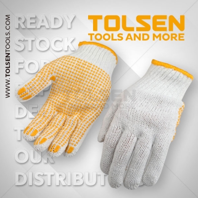 Picture of TOLSEN Garden Working Knitted Gloves 10(XL) -  Model: 06 pairs