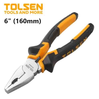 Picture of TOLSEN 6" Combination Pliers (160mm) TPR Handle 10000 - Kings Trading