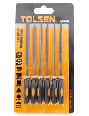 Picture of TOLSEN 6 pcs Mini Files Metal Filing Rasp Needle File Model: 32046