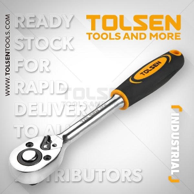 Picture of TOLSEN 3/8" Square Drive Quick Release Reversible Socket Ratchet Wrench 15119 - Kings Trading