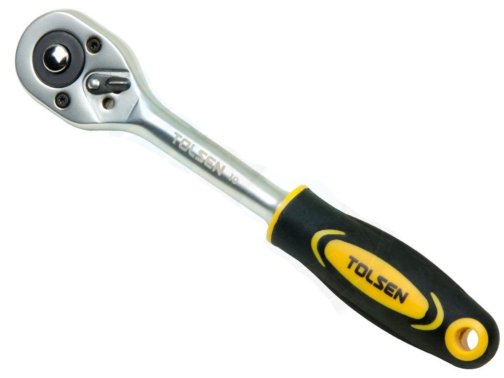 Picture of TOLSEN 3/8" Square Drive Quick Release Reversible Socket Ratchet Wrench 15119 - Kings Trading