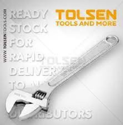 Picture of TOLSEN 18" Adjustable Wrench 450mm Chrome finish Model 15006 - Kings Trading