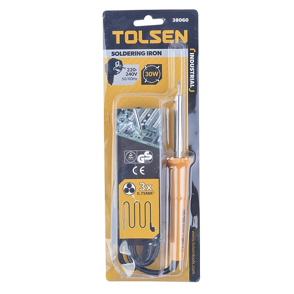 Picture of TOLSEN High Quality Soldering Iron 30 Watt Model: 38060 - Kings Trading