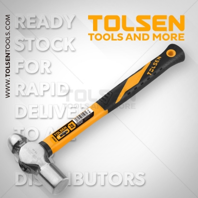Picture of TOLSEN Ball Pein Hammer 450g Fiberglass Handle Model: 25022