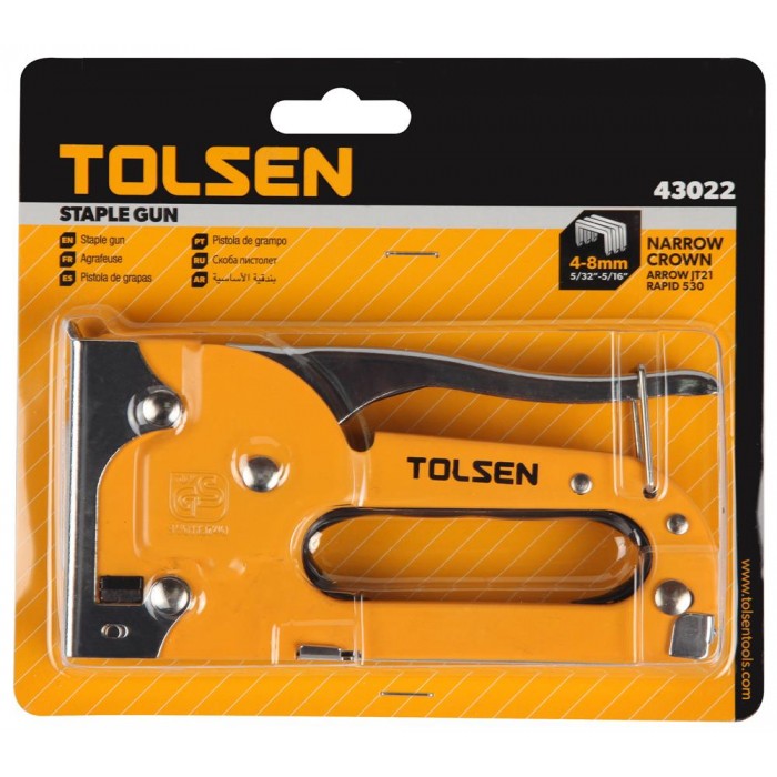 Picture of TOLSEN Stapler 4-8mm Heavy Duty for Wood Plywood chipboard 43022 - Kings Trading