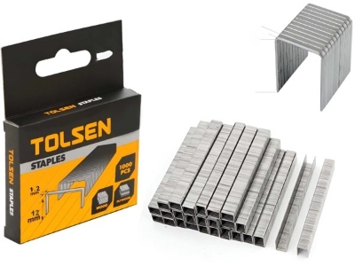Picture of TOLSEN 3000Pcs Staples Wire Refill (Size: 1.2x12mm) for Wood Plywood chipboard 43030 - Kings Trading