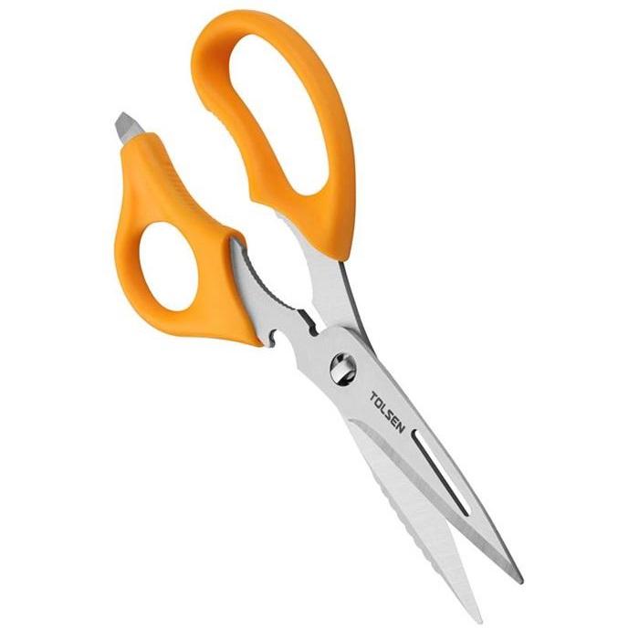 Picture of TOLSEN Multi-Purpose Scissors Heavy Duty Non-Slip Handle 30049 - Kings Trading
