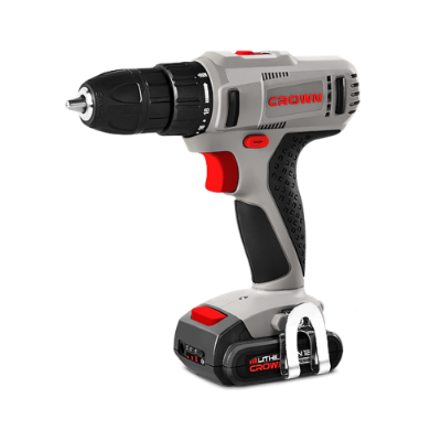 Picture of CROWN 12V Cordless Drill & Screwdriver 10mm (3/8") Chuck with 2Pcs Battery CT21052 - Kings Trading