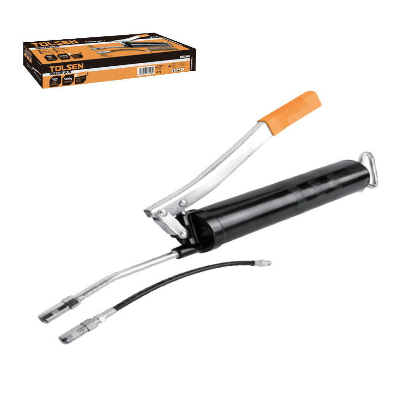 Picture of Tolsen Manual Hand Lever Lubrication Grease Gun with Connectors 65200