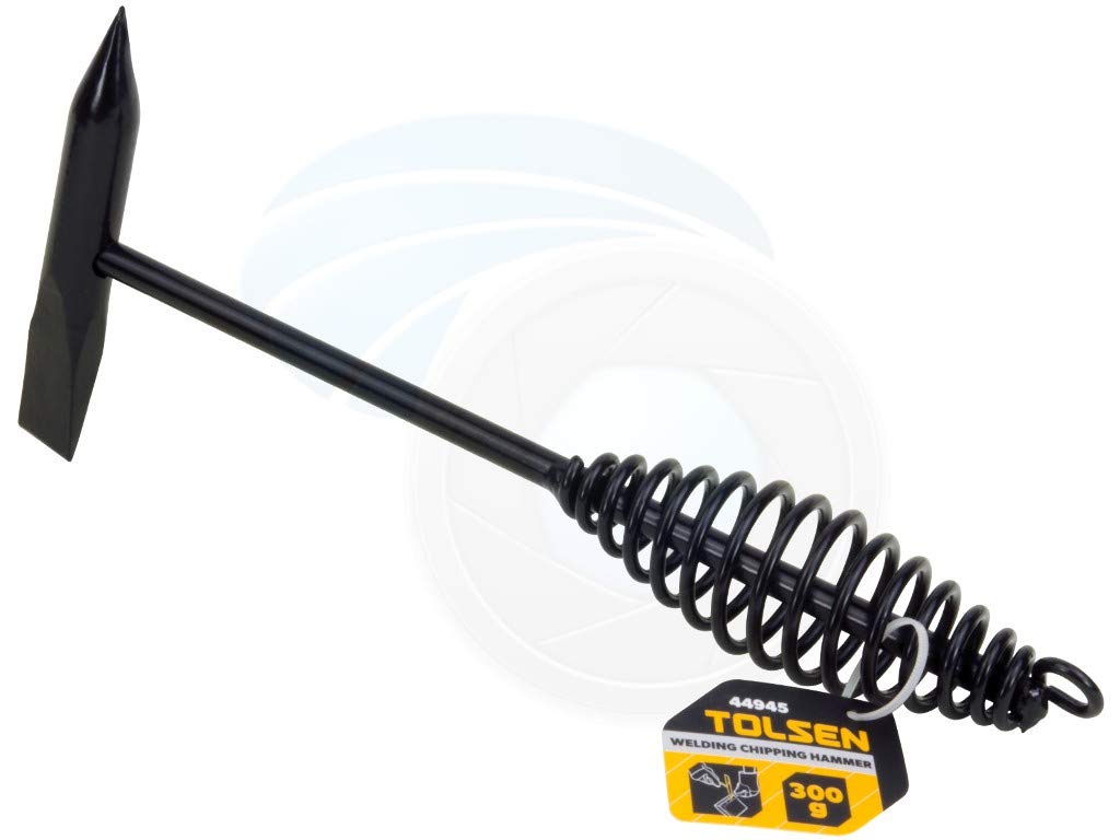 Picture of TOLSEN Dual Head Welding Chipping Hammer (300g) Spring Handle 44945 - Kings Trading