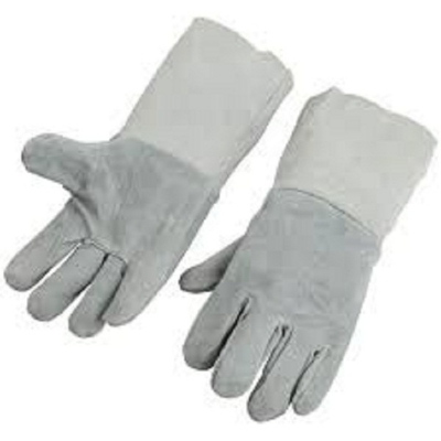 Picture of TOLSEN 1pair Cow Split Leather Welding Gloves Gray (Size 14) 45025 - Kings Trading