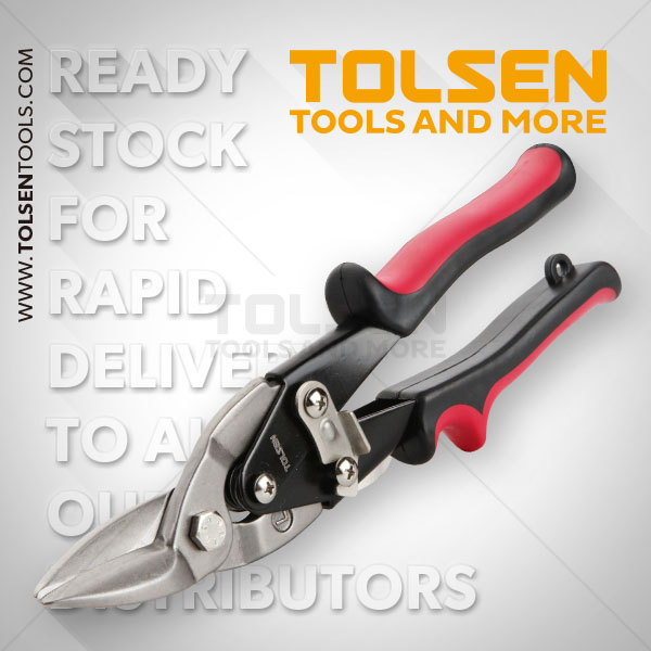 Picture of TOLSEN Aviation Snips 10" (Left) Model: 30021  - Kings Trading