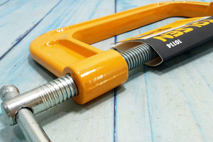 Picture of TOLSEN 6" G-Clamp, C Clamp 150mm Zinc plated thread bar 10114 - Kings Trading