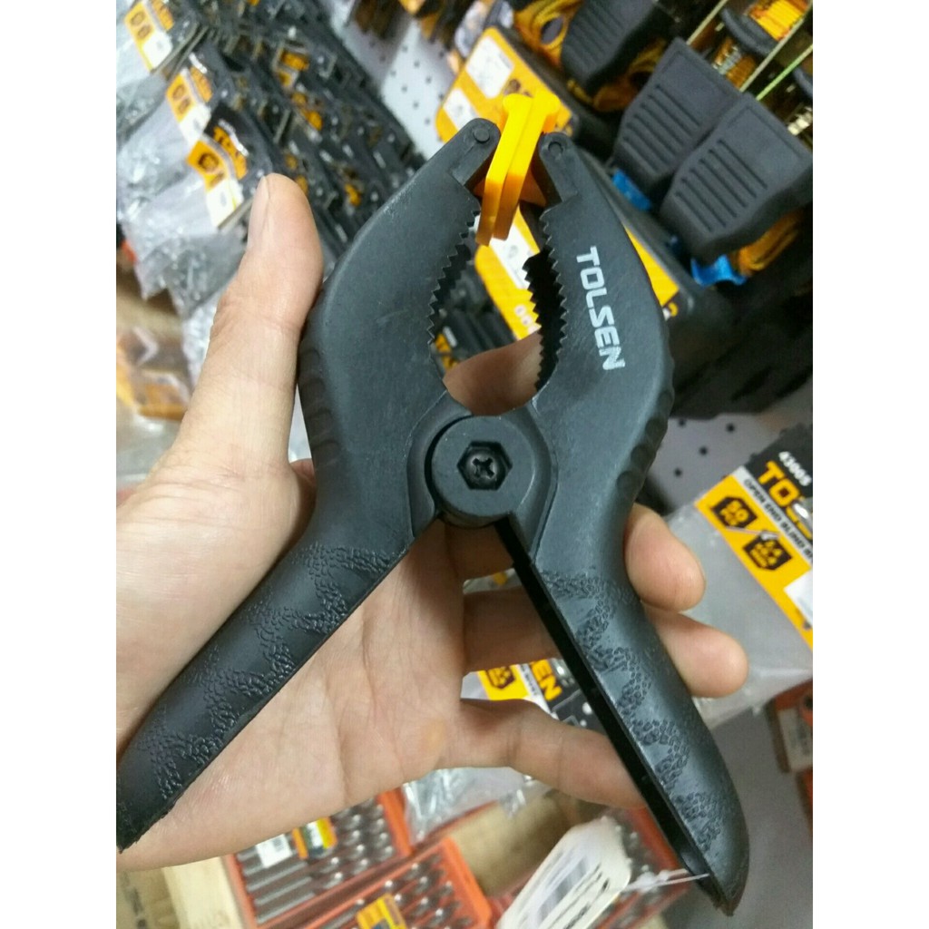 Picture of TOLSEN Nylon Spring Clamp (6") Soft Jaw 10199 - Kings Trading