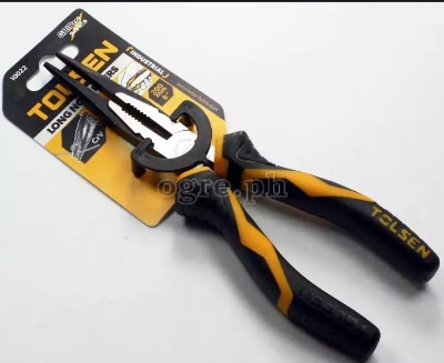 Picture of TOLSEN 8" Long Nose Pliers (200mm) Industrial Gripro Series 10022 - Kings Trading