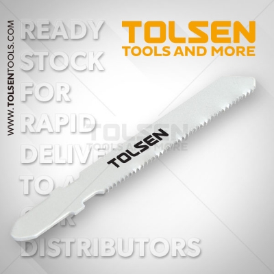Picture of TOLSEN 5pcs Jigsaw Blades Set T118A Metal (75mm 21 TPI) High Carbon Steel Model: 76811