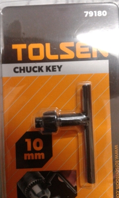 Picture of TOLSEN (2pcs) Chuck Key (10mm) Wrench for Chuck 10mm / 3/8 Inches Model: 79180