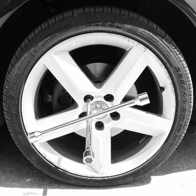 Picture of TOLSEN 14" 17-19-21-23mm Rim Lug Nuts Cross Wrench Tire Wheel Repair Tool 15079 - Kings Trading