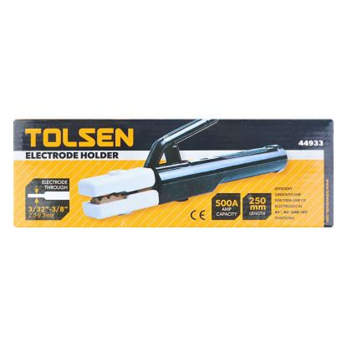 Picture of TOLSEN Electrode Holder (500AMP) For Welding Machine 44933 - Kings Trading