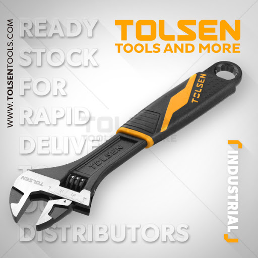 Picture of TOLSEN 12" Adjustable Wrench (300mm) Industrial series 15311 - Kings Trading