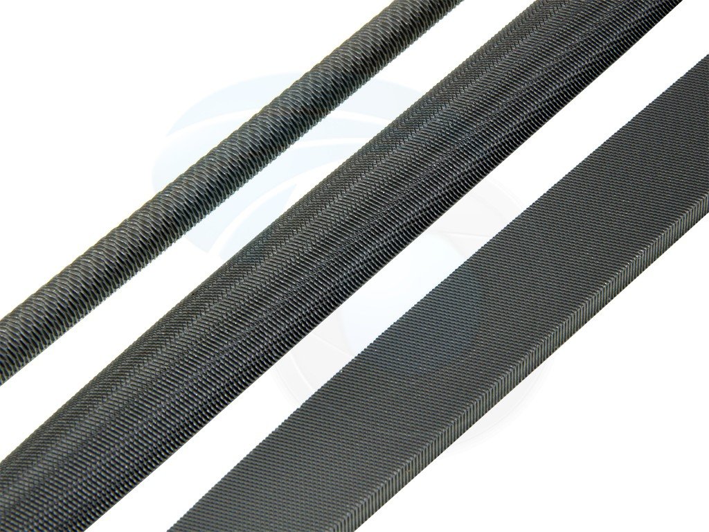 Picture of TOLSEN 3pcs Steel File set (8") Flat, Half Round, Round TPR Handle For Metal Work Model: 32033