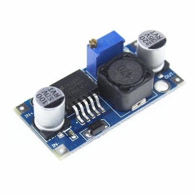 Picture of LM2596 DC-DC Buck Converter Step Down Adjustable PSU Module