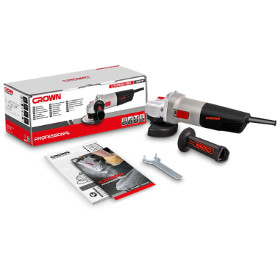 Picture of CROWN 4" Angle Grinder 100mm, 1010w Sliding Switch / CT13502 - Kings Trading