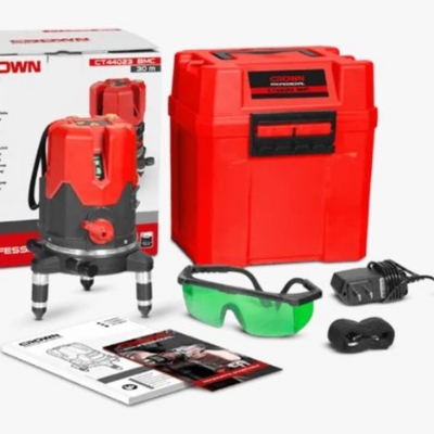 Picture of CROWN Line LASER Level 2 Line Projection 1V1H1D 30 M/ CT44022 - Kings Trading