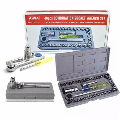 Picture of Aiwa 40 Pcs Combination Socket Wrench Set with Box