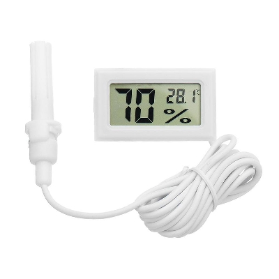 Picture of Mini LCD Digital Thermometer Hygrometer Temperature Sensor Humidity Meter Gauge-White
