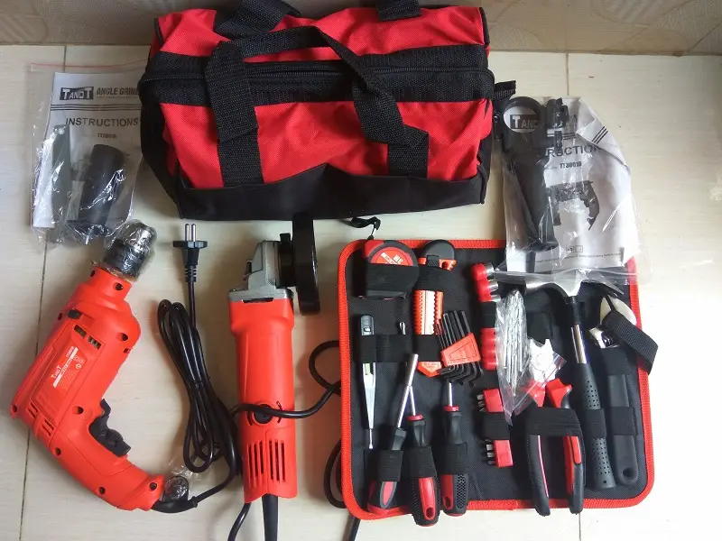 Picture of TANDT Power Tools Set with 116 Pcs Hand Tools & Accessories TT3001S - Kings Trading