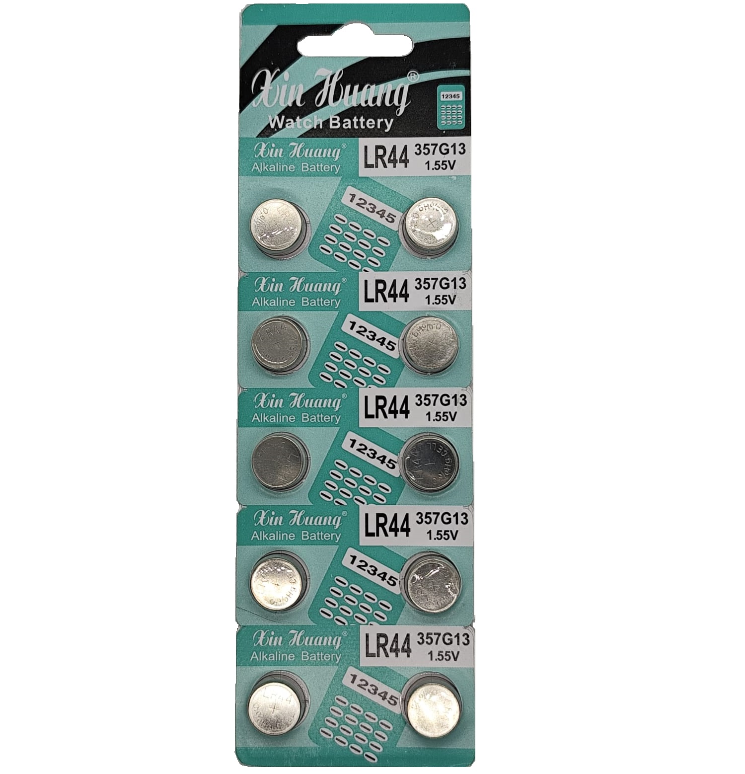 Picture of 10Pcs LR44 Button Cell Battery 1.55V For Watch Calculator Troy Gadget A76-13 Xin Huang - Kings Trading