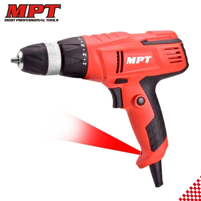 Picture of MPT Electric Drill 300W, 10mm chuck 750rpm Speed  Model No: MED3006 - Kings Trading