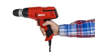 Picture of MPT Electric Drill 300W, 10mm chuck 750rpm Speed  Model No: MED3006 - Kings Trading