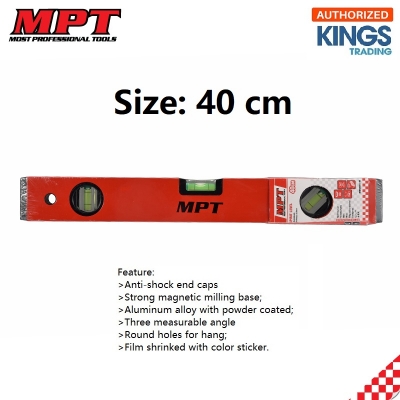 Picture of MPT 40cm Level Bar Measuring Instrument Precision: 1mm/m MHE02002-40 - Kings Trading