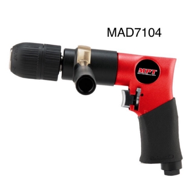 Picture of MPT Air Drill (3/8") 10mm Pneumatic Air Drill Tool Pressure: 6.9bar Air Inlet: 1/4  Forward & Reverse mode, Model: MAD7104 - Kings Trading