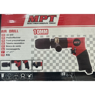 Picture of MPT Air Drill (3/8") 10mm Pneumatic Air Drill Tool Pressure: 6.9bar Air Inlet: 1/4  Forward & Reverse mode, Model: MAD7104 - Kings Trading