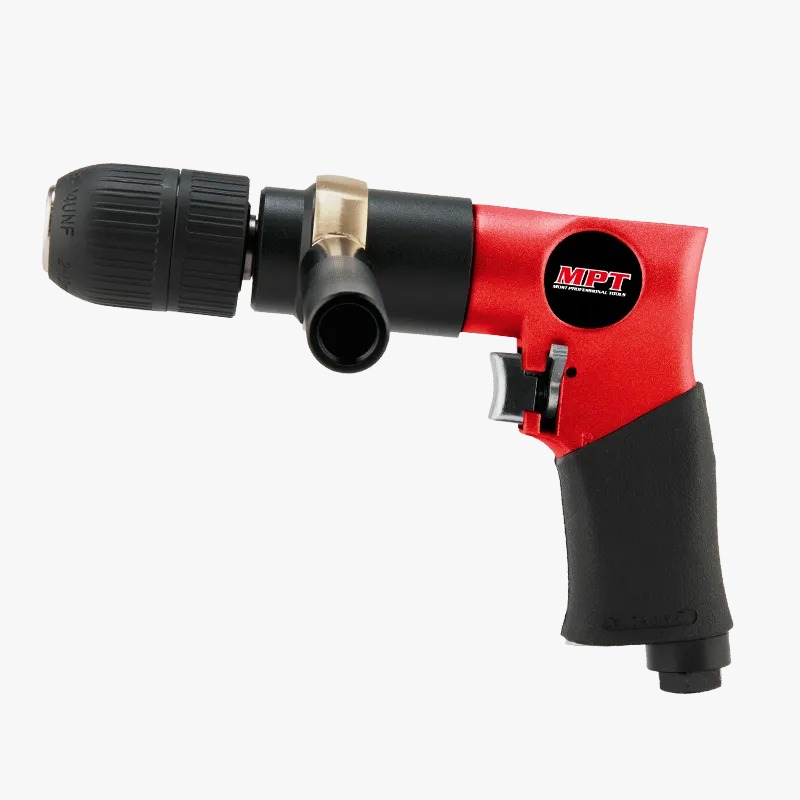 Picture of MPT Air Drill (3/8") 10mm Pneumatic Air Drill Tool Pressure: 6.9bar Air Inlet: 1/4  Forward & Reverse mode, Model: MAD7104 - Kings Trading