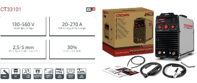 Picture of CROWN Inverter DC MMA Welding Machines (20-270A) MMA-380 with All Accessories Model: CT33101 - Kings Trading