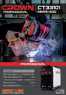 Picture of CROWN Inverter DC MMA Welding Machines (20-270A) MMA-380 with All Accessories Model: CT33101 - Kings Trading