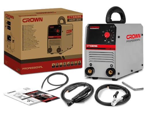 Picture of CROWN Inverter DC MMA Welding Machines (30-160A) MMA-200 with All Accessories Model: CT33099 - Kings Trading