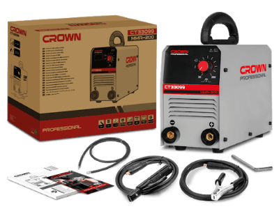 Picture of CROWN Inverter DC MMA Welding Machines (30-160A) MMA-200 with All Accessories Model: CT33099 - Kings Trading
