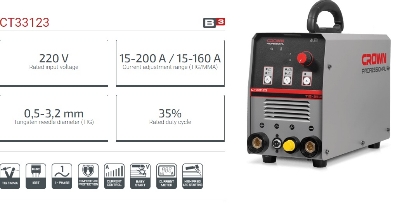Picture of CROWN TIG/MMA Welding Machines (15-200A) TIG-250 with All Accessories Model: CT33123 - Kings Trading