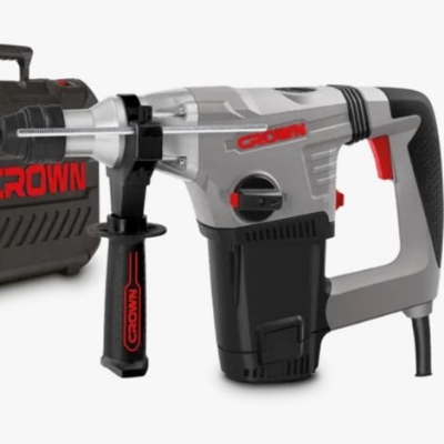 Picture of CROWN Rotary Hammer SDS-Plus 1010W, 32mm,2800bpm With 10 Pcs Accessories Model: CT18116v - Kings Trading